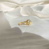 Spiffy Asscher Cut Moissanite Ring - Boldiful