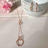 Splendid Long Pendant with Hoops - Boldiful