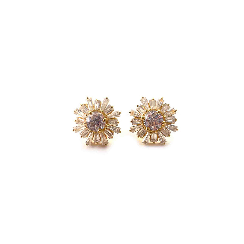 Sunup Silver Ear Studs - Boldiful