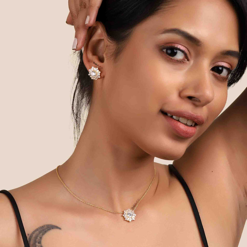 Sunup Silver Ear Studs