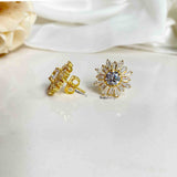 Sunup Silver Ear Studs - Boldiful