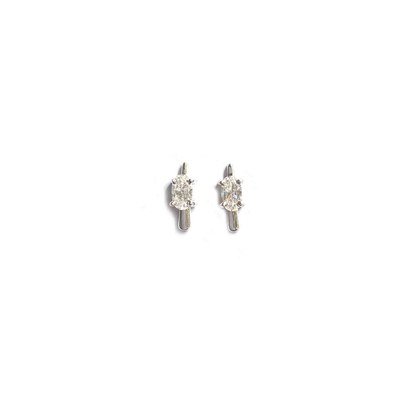 Swerve Helix Silver Earstuds - Boldiful