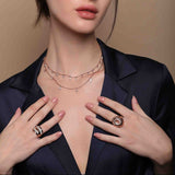 Swirl Statement Silver Ring - Boldiful