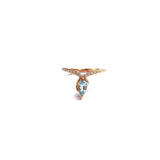 Tiara Minimal Pear Ring