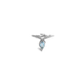Tiara Minimal Pear Ring - Boldiful