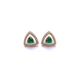 Triad Silver Earstuds