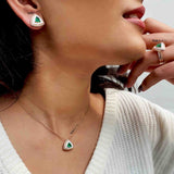 Triad Silver Earstuds - Boldiful