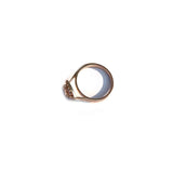 Trillion Morganite Minimal Ring - Boldiful