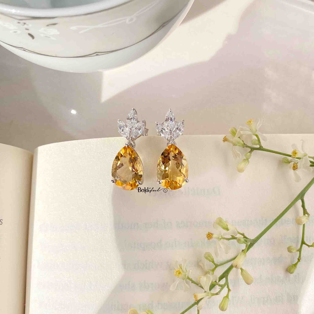 Tropical Silver Earrings - Boldiful