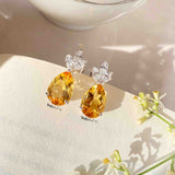 Tropical Silver Earrings - Boldiful