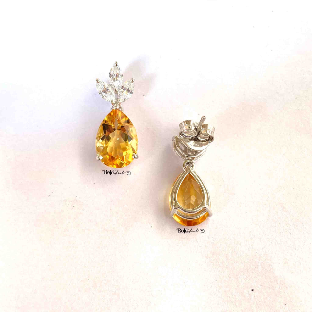 Tropical Silver Earrings - Boldiful