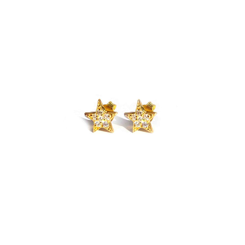 Twinkle Silver Earstuds - Boldiful