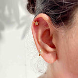 Twinkle Silver Earstuds - Boldiful