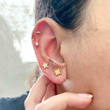 Twinkle Silver Earstuds - Boldiful