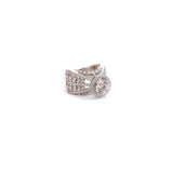 Upbeat Solitaire Silver Ring - Boldiful
