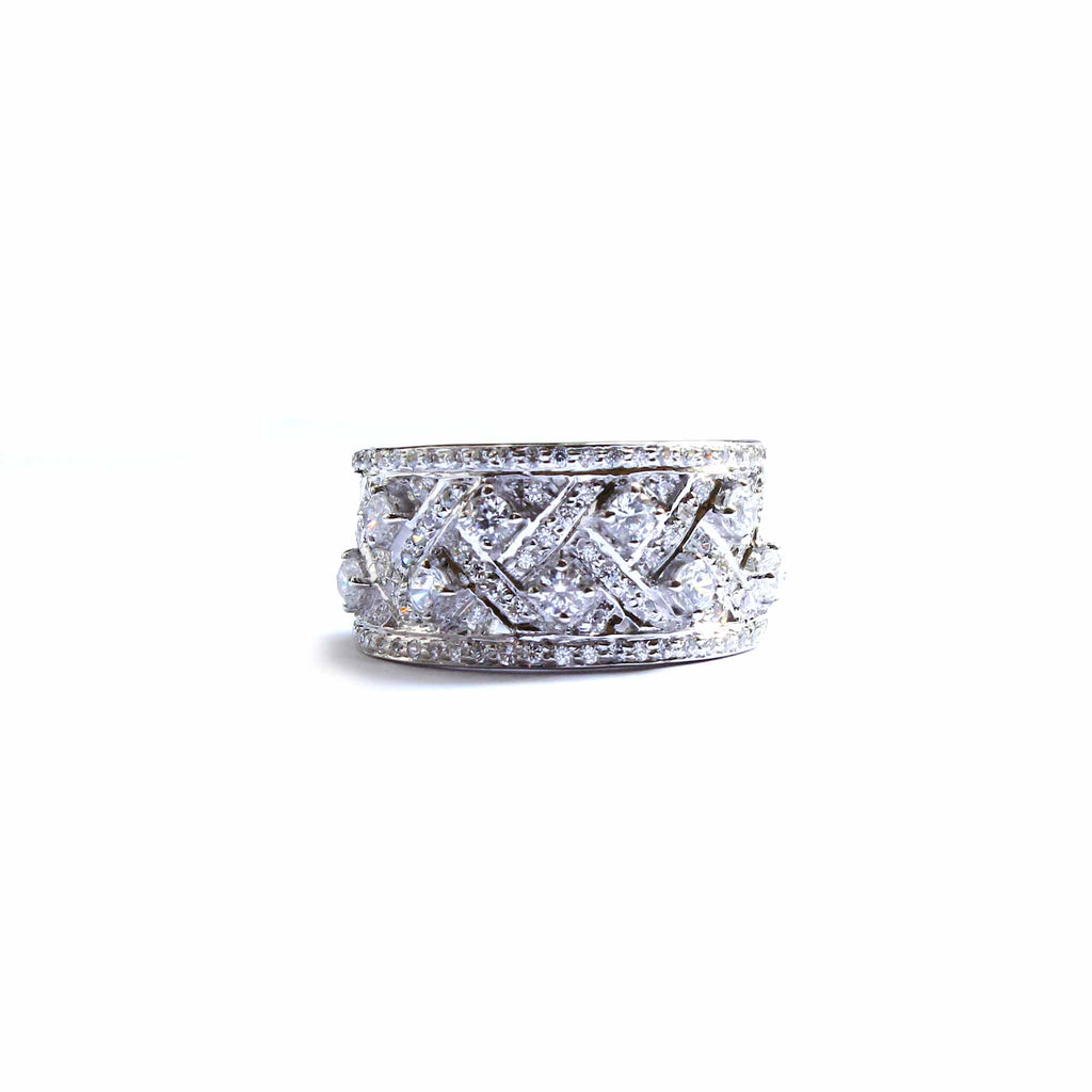 Zigzag 925 Silver Band - Boldiful