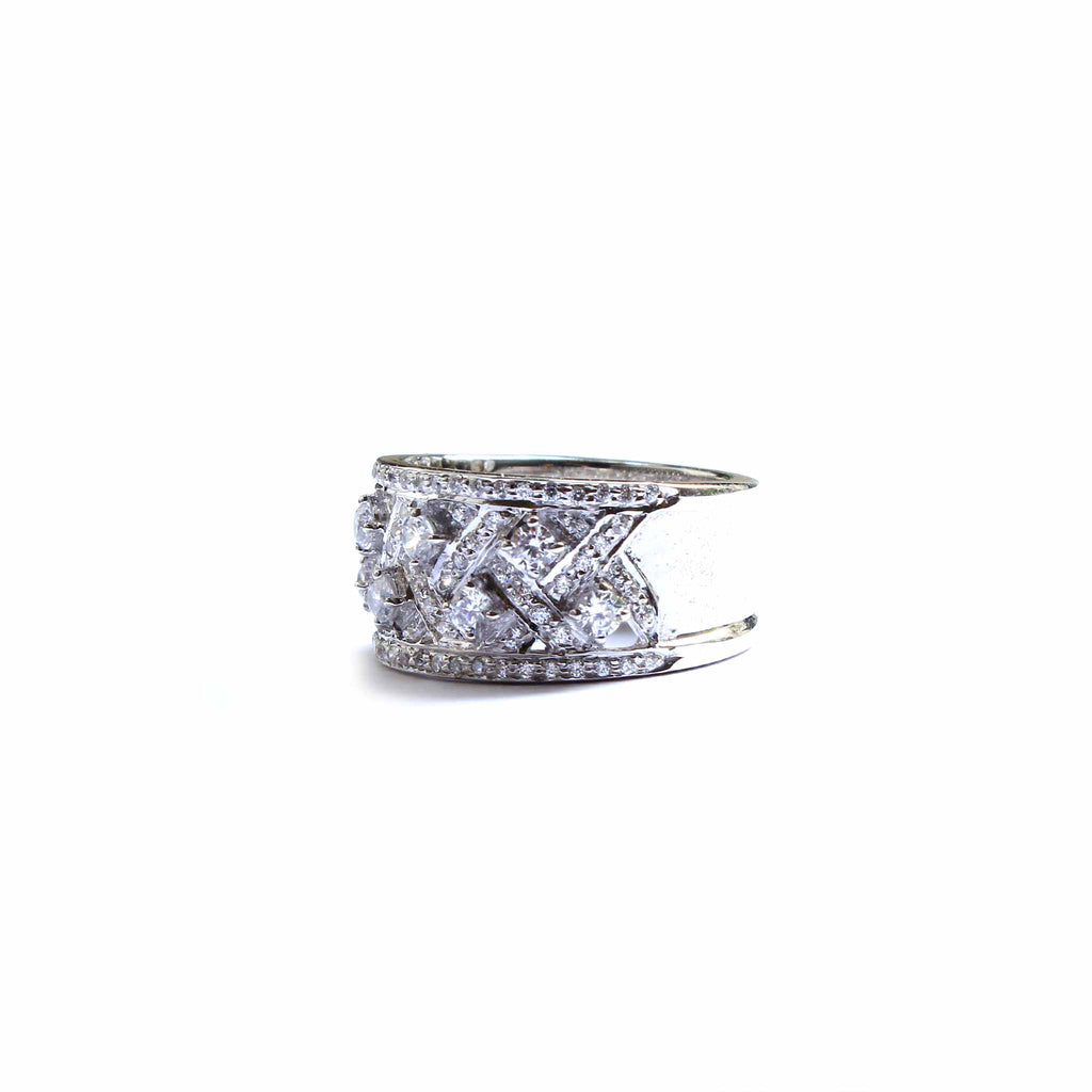Zigzag 925 Silver Band - Boldiful