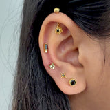 Dandelion Drop Helix Earrings