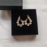 Gleamy Sterling Silver Earrings