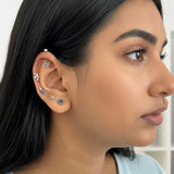 Crown Silver Studs