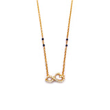 Heart Infinity Silver Mangalsutra