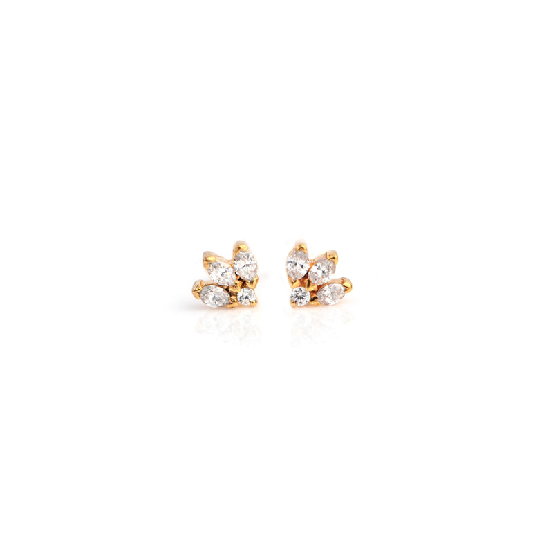 Marquise Helix Earstuds