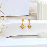 North Star Drop Helix Earrings