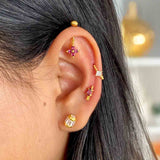 Regalia Silver Hoops