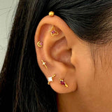 Regalia Silver Hoops