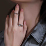 Serpent Silver Ring