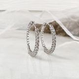 Signature Silver Hoops