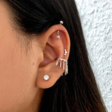 Sunshine Drop Helix Earrings