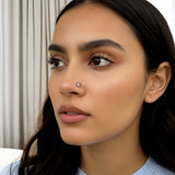 Sunshine Silver Nosepin