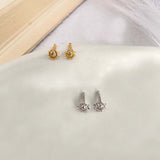 Sunshine Silver Studs