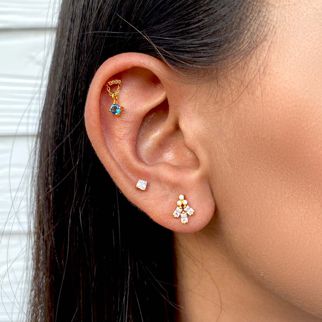 Upper Ear Earring, Gold / Silver Ear Cuff No Piercing - Etsy | Ear cuff, Upper  ear earrings, Silver ear cuff