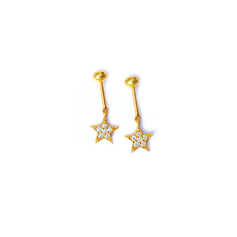 Twinkle Drop Helix Earrings