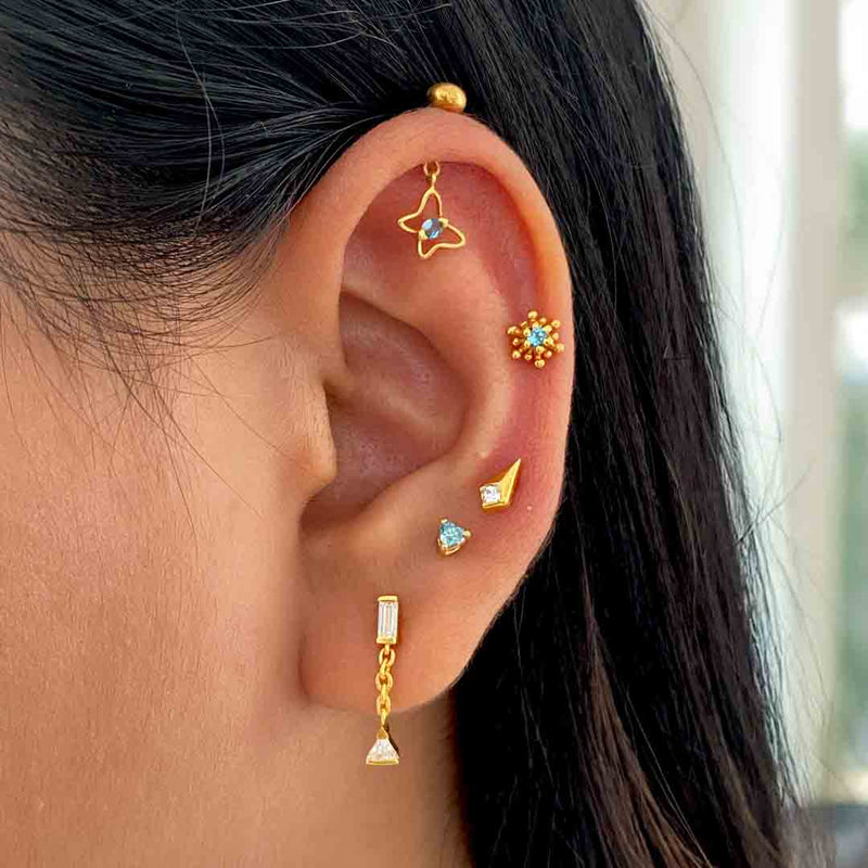 Vivere Silver Earrings