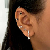 Vivere Silver Earrings