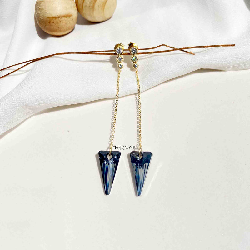 Arrow Silver Earrings - Boldiful