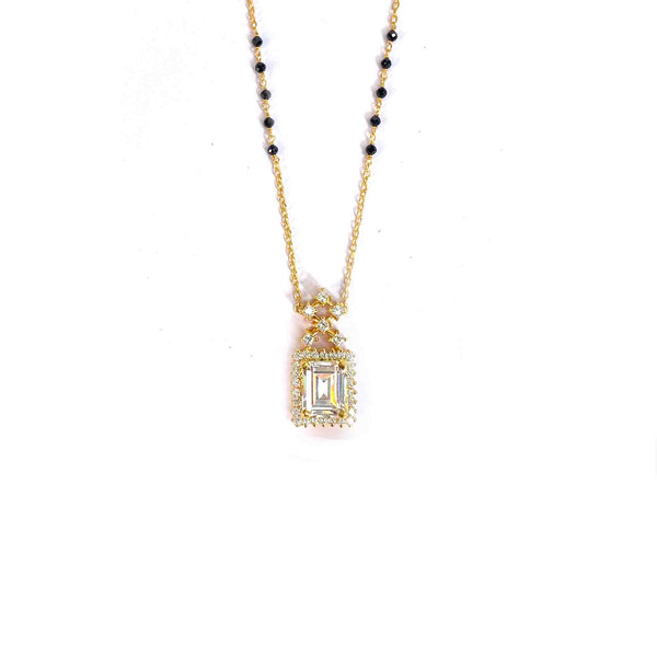 Auroral Classy Silver Mangalsutra