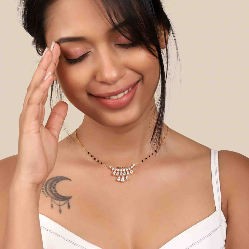 Beaut Silver Mangalsutra - Boldiful