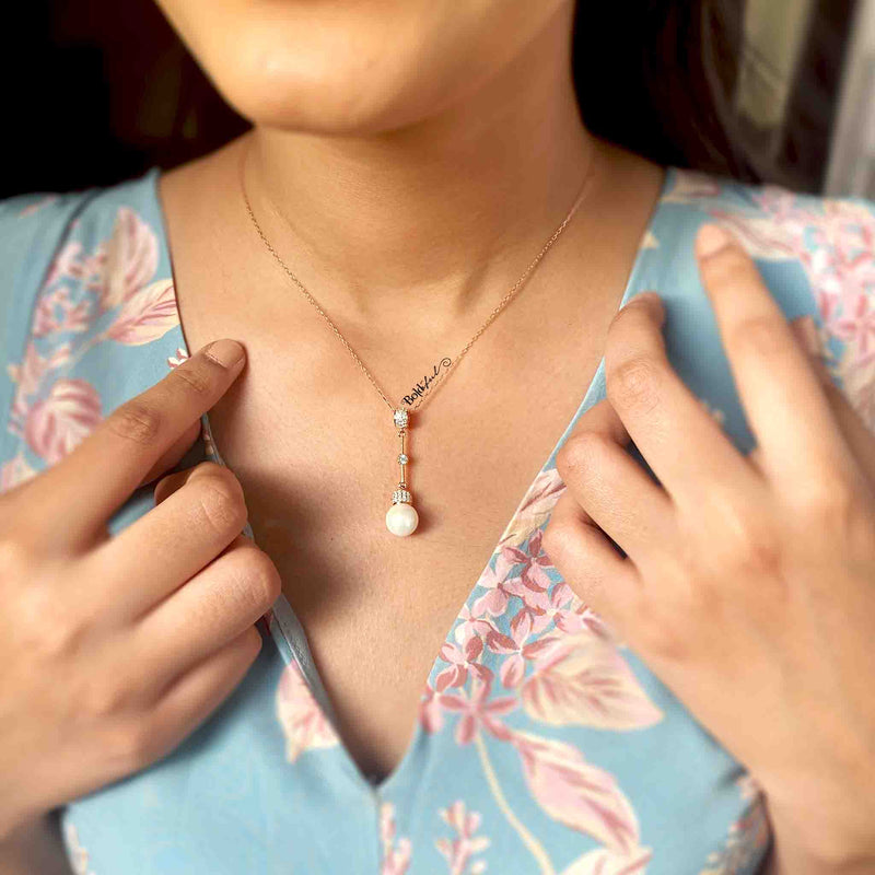 Birr Pearl Silver Pendant - Boldiful