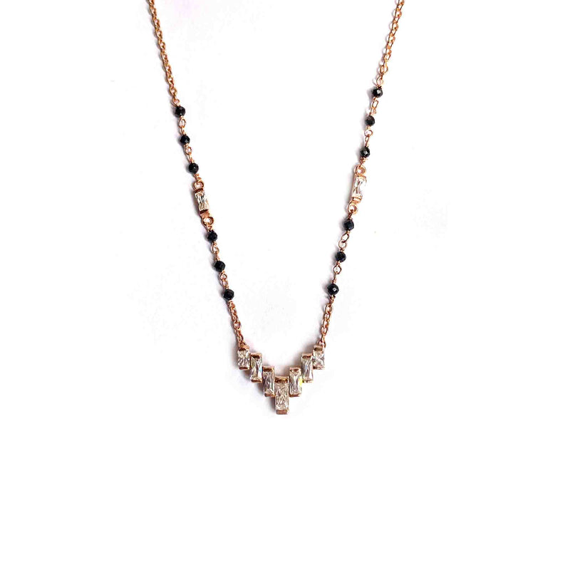 Cadence Silver Mangalsutra - Boldiful 
