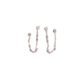 Cascade Silver Earrings - Boldiful 