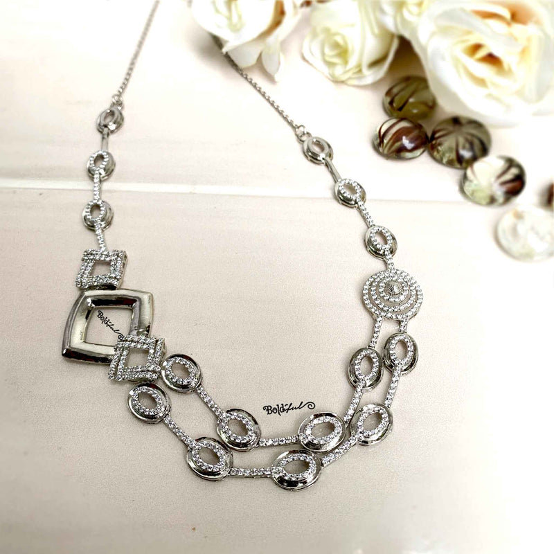 Verve Sterling Silver Necklace - Boldiful