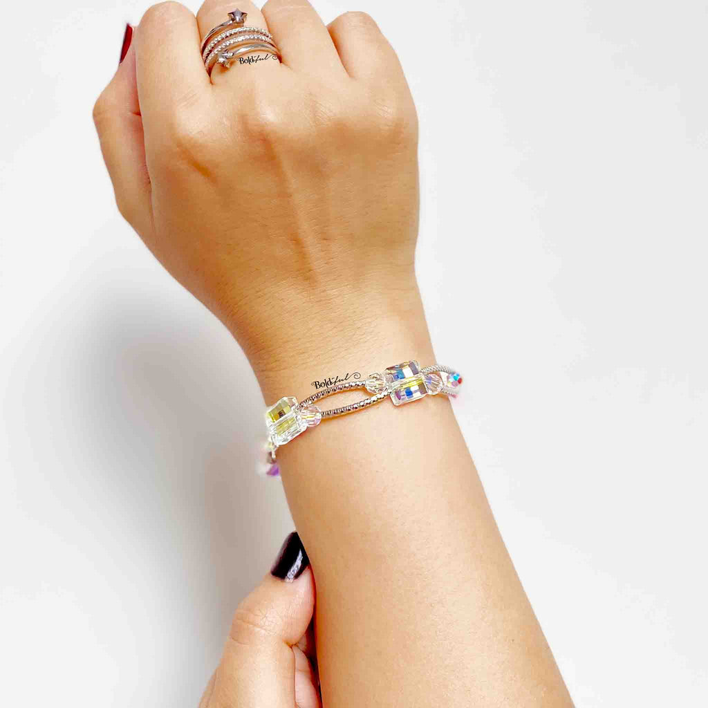 Swarovski limited edition caterpillar bracelet stunning glitter adjustable  size | eBay