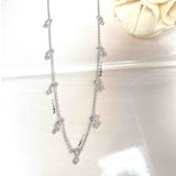 Double Droplet Charm Necklace - Boldiful