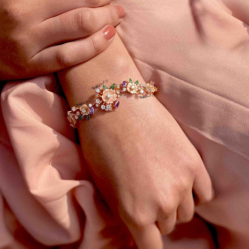 Eden Bahara Silver Bracelet - Boldiful