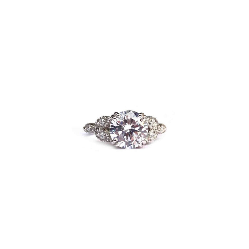 Elysian Dainty Silver Ring - Boldiful