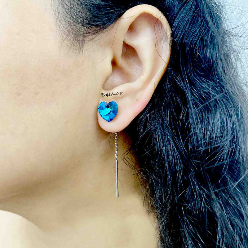 Exquisite Heart Earrings - Boldiful